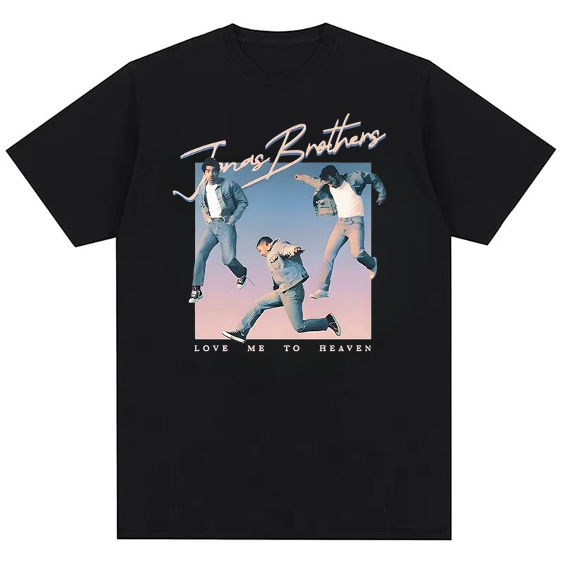 <[CDATA[Áo Thun Cotton Nguyên Chất Phù Hợp Xu Hướng Retro Y2K Jonas Brothers]]>