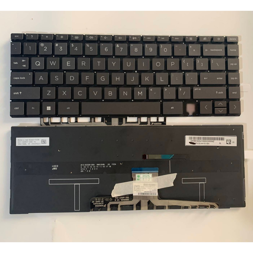 Bố cục Mỹ Bàn phím Laptop cho HP Spectre x360 14-EA0000 14-EA0023DX 14-EA0047NR 14-ea 14-ea1000 14-e