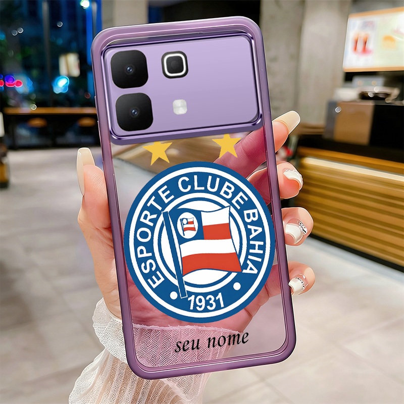 Infinix Note 60 Pro 5G Vỏ tên tùy chỉnh Vỏ câu lạc bộ bóng đá Bahia Vỏ kẹo mềm Capa