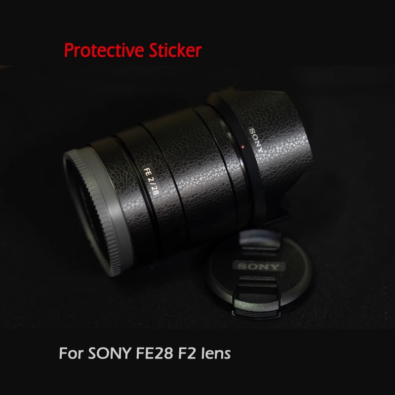 Da Tùy Chỉnh Cho Sony FE28 F2 FE 28mm F / 2 Phim Bảo Vệ Ống Kính sel28f20 Bọc Bao Miếng Dán Bảo Vệ