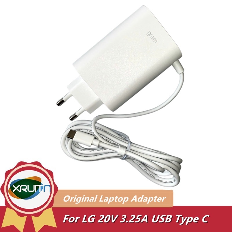 20V 3.25A 65W USB TYPE-C ADT-65FSU-D03-EPK AC Adapter Nguồn Điện Cho LG gram 15Z90Q 16Z90Q 17Z90Q 16