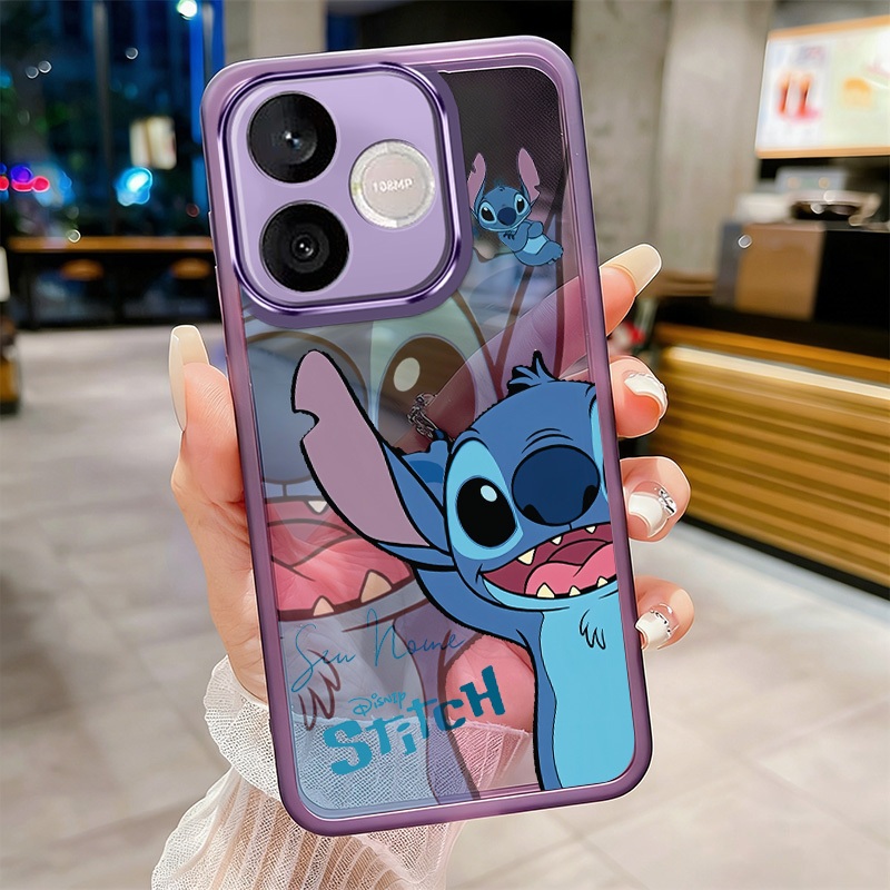 Honor 600 Lite 5G 400Lite 400 Pro 5G Case Name Custom Case Stitch Cartoon Design Clear Candy Premium