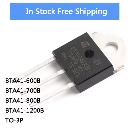 5 CHIẾC BTA41-600B BTA41-700B BTA41-800B BTA41-1200B BTA41 600B 700B 800B 1200B TO-3P IC Chip Còn Hà