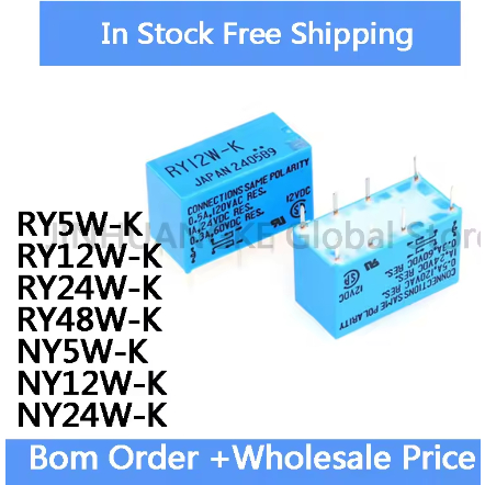 2 CÁI RY5W RY5W-K RY12W RY12W-K RY24W RY24W-K RY48W-K NY5W-K NY12W-K NY24W-K Mô-đun rơle còn hàng Bá