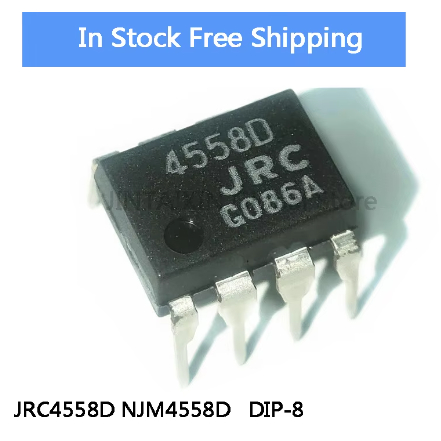 5 CÁI RC4558D NJM4558D 4558D 4558 DIP8 khuếch đại mới nguyên bản