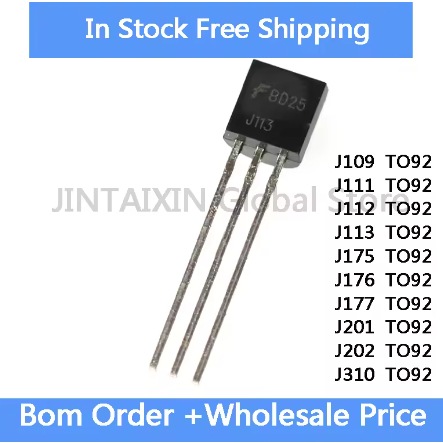 5 Chiếc J109 J111 J112 J113 J175 J176 J177 J201 J202 J310 TO92 IC Chip Còn Hàng Bán Buôn
