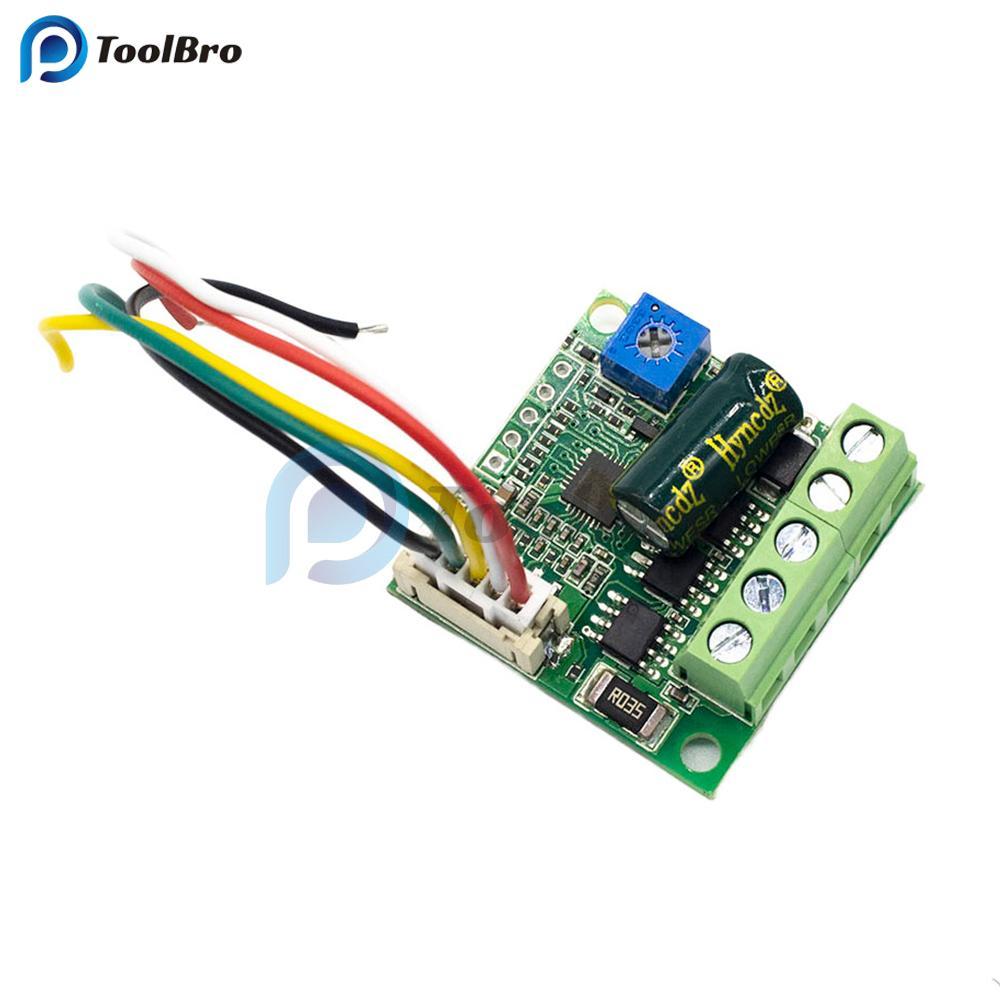 Bộ điều khiển tốc độ động cơ không chổi than DC6-28V ZS-X12H 0-100W với mô-đun bảng điều khiển BLDC 