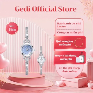 Đồng hồ đeo tay cao cấp GEDI nhẹ sang trọng có giá trị cao đồng hồ mẹ-tắt nữ nhỏ tinh tế đồng hồ thạch anh chống thấm nước 62001