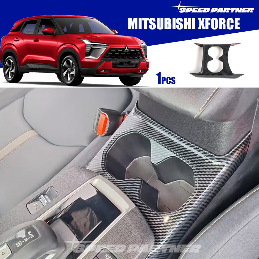 Mitsubishi Xforce (2025-nay) Giá đỡ cốc phía trước bằng sợi Carbon cho phụ kiện ô tô Xforce 2025 202