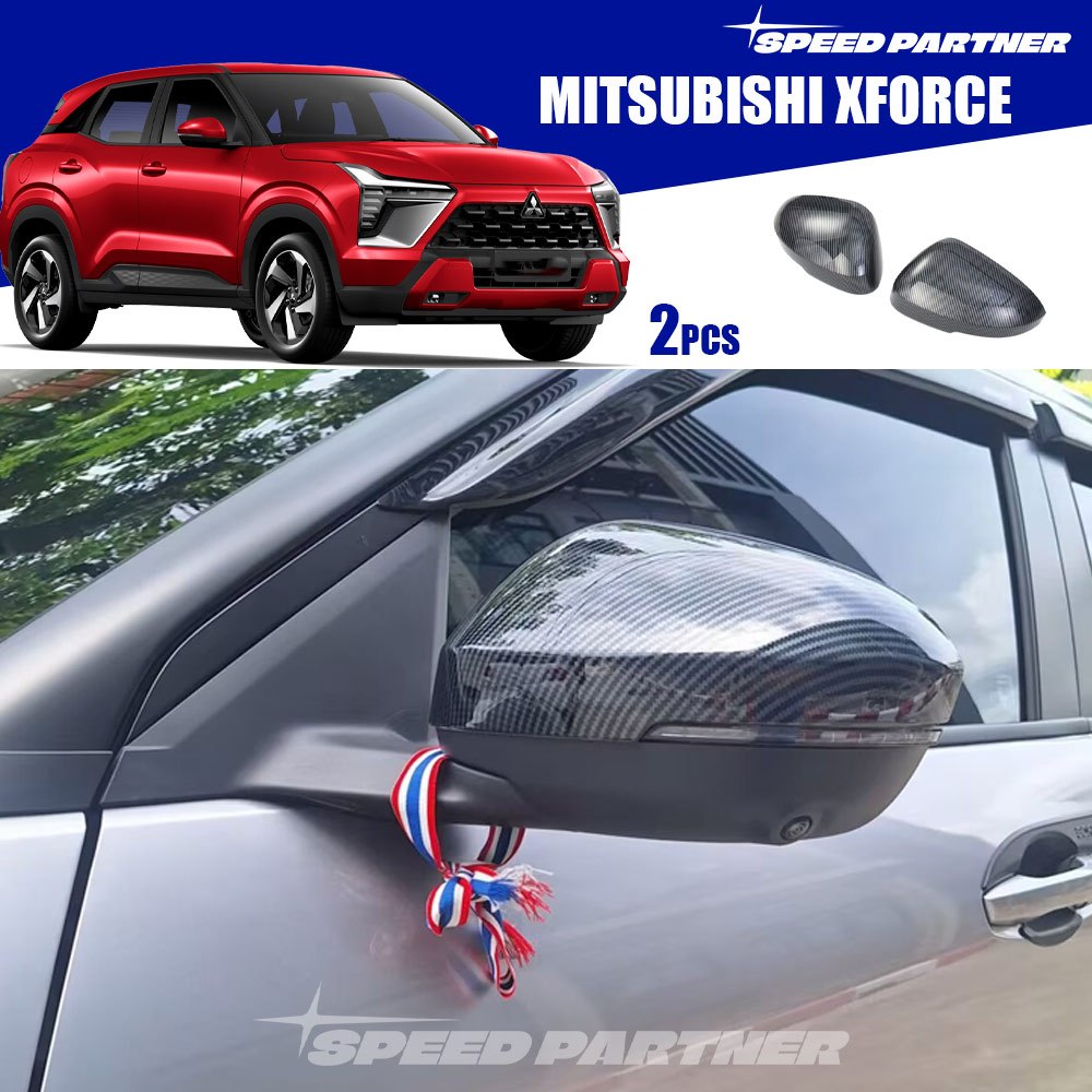 Mitsubishi Xforce (2025-nay) 2 Chiếc Vỏ Gương Mặt Bằng Sợi Carbon / Bóng Đen Cho Xforce 2025 2026 Ph