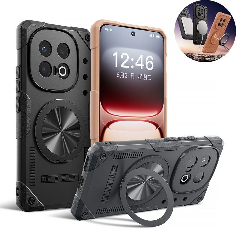 Ốp Điện Thoại Chống Sốc Cho VIVO IQOO 15 Ultra 13 12 Pro Vỏ Bảo Vệ Hạng Nặng 360° Ốp lưng xoay từ tí