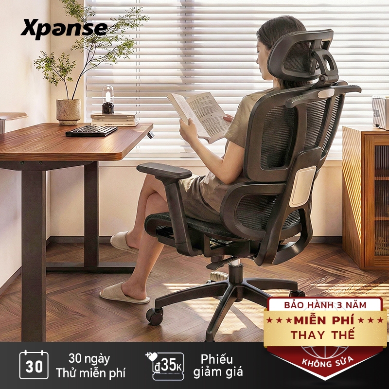 Ghế văn phòng Xpanse L996-Đệm lưng độc lập,Tự động đuổi lưng thích nghi | ghế công thái học | ghế xoay văn phòng | BigBuy360 - bigbuy360.vn