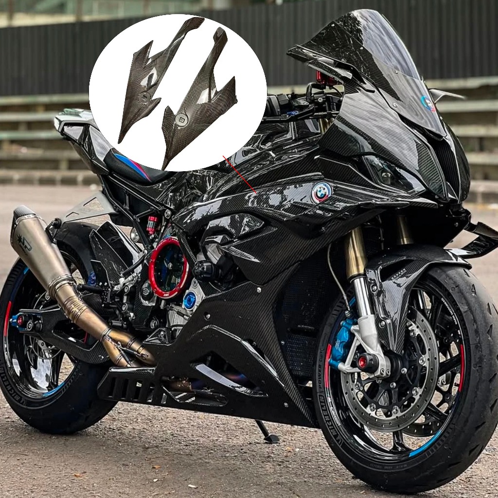 100% Sợi Carbon Fairing Thích Hợp Cho Bmw S1000RR Và M1000RR (Sau 2019 Và Sau) Body Mặt Lớn