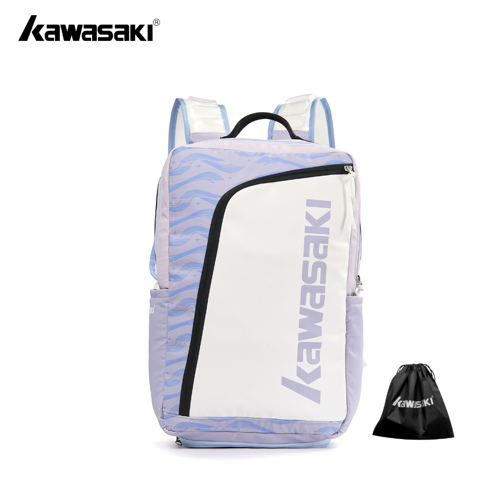 Ba Lô Kawasaki Túi Cầu Lông K1G00-C8238 Ba Lô Quần Vợt Nam Nữ Mới Đa Năng Thể Thao Thời Trang Ba Lô
