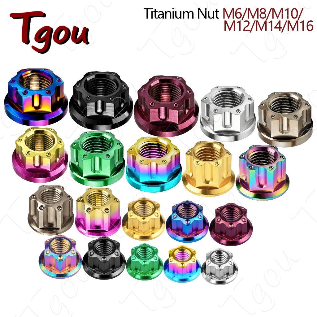 Đai Ốc Titan M6 / M8 / M10 / M12 / M14 / M16 Cho Xe Máy