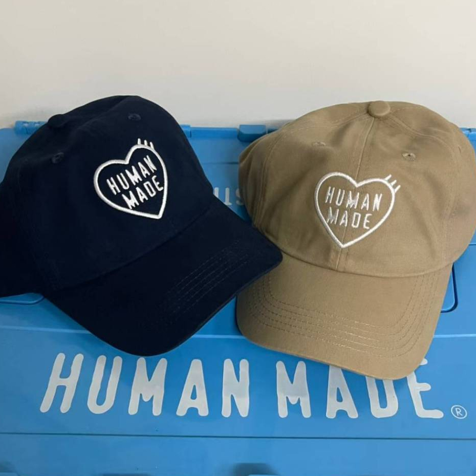 Mũ bóng chày hình trái tim sọc trắng Hm Style Unisex