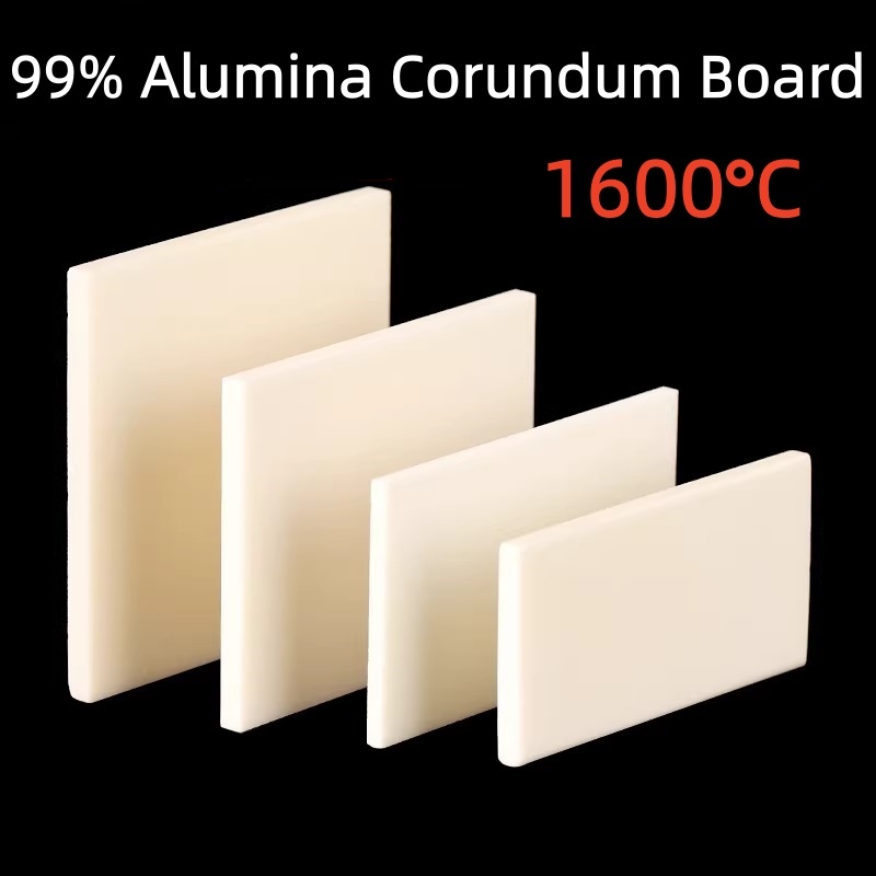 99 tấm corundum Alumina thiêu kết tấm chịu lực tấm phẳng cao tấm gốm alumina phẳng lớn