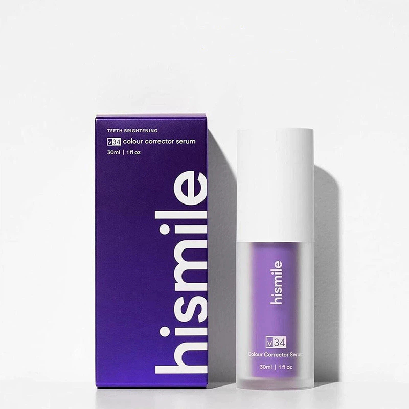 Hismile v34 Color Corrector - Kem che khuyết điểm vết răng, Kem tăng cường làm sáng răng, Kem đánh r