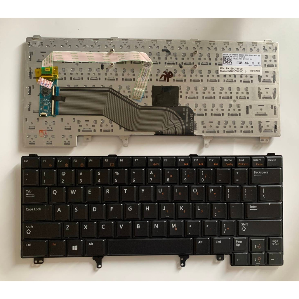 Bố Trí Hoa Kỳ Bàn Phím Laptop Cho Dell Latitude 5420 5430 7420 7520 0CW3R5 E5420 Không Điểm Không Có