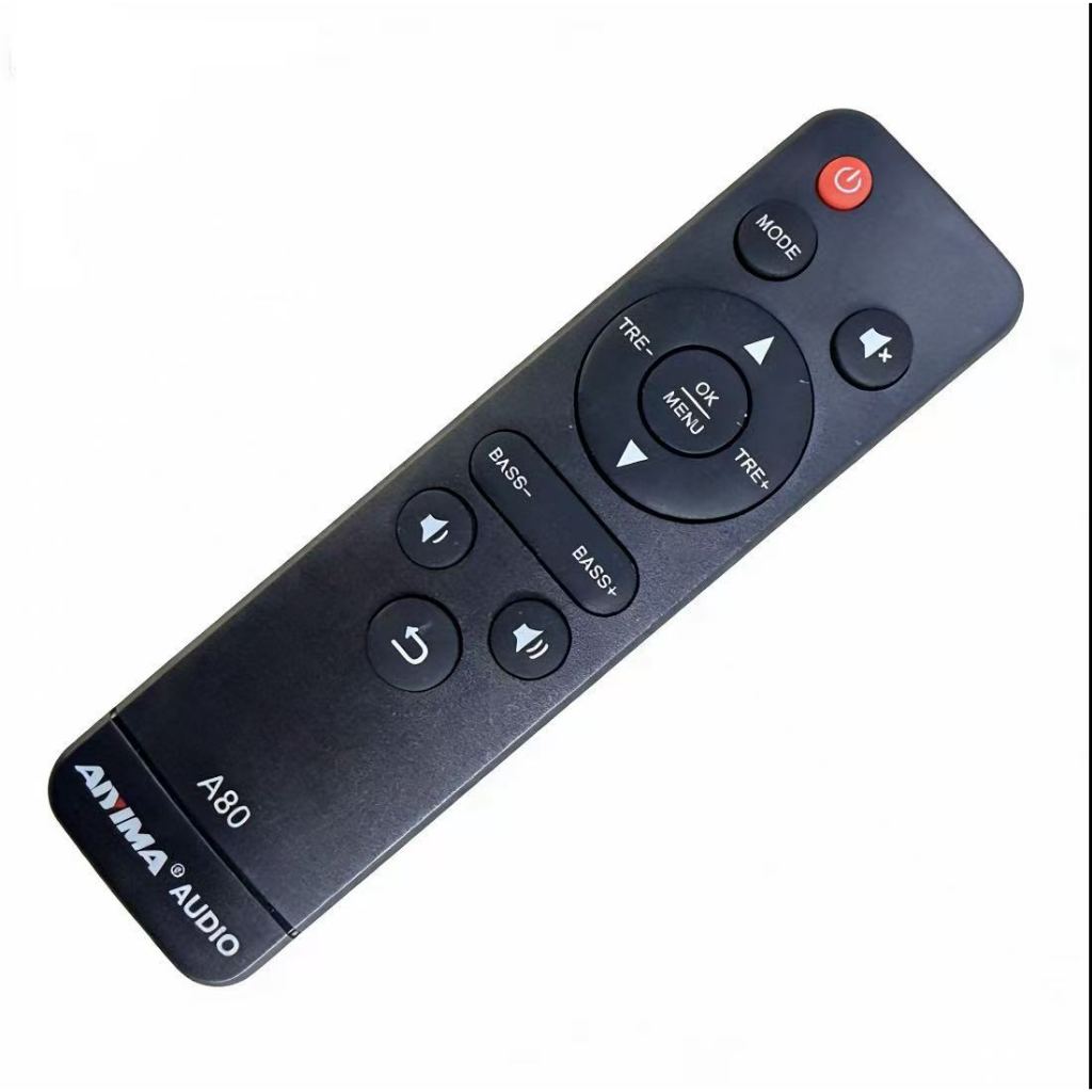 Điều khiển từ xa AIYIMA A80 Thích hợp cho Bộ khuếch đại công suất kỹ thuật số A80 HiRes 300W x 2 Cla
