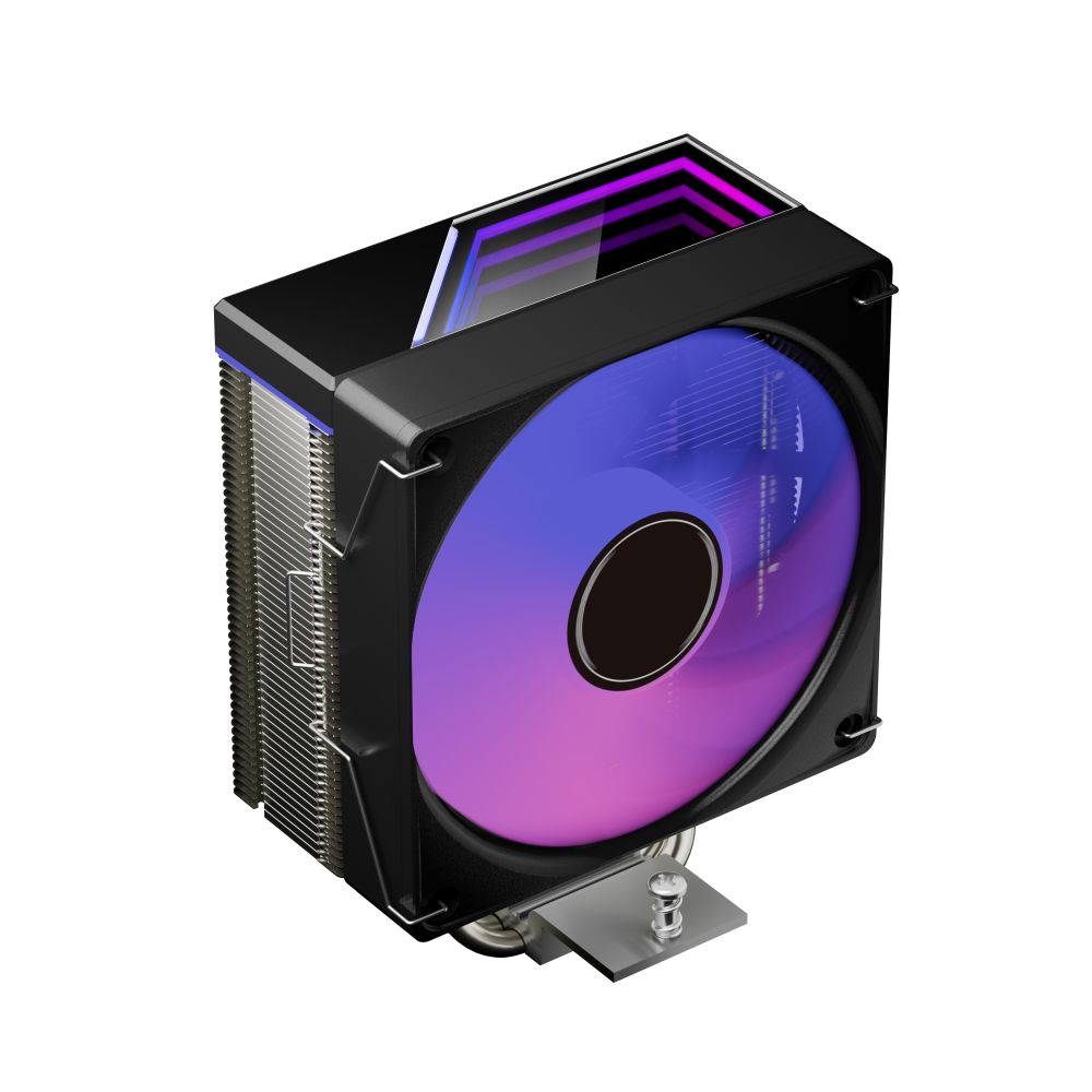 Jungle Leopard KF400X ARGB CPU Cooler Infinity Mirror Top Cover 4 ống nhiệt Bộ tản nhiệt tháp đơn 12
