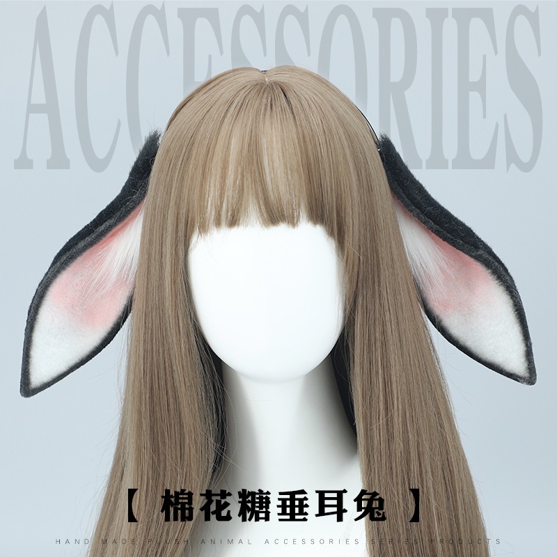 Tai thỏ handmade rọppy bunny ears - phụ kiện cosplay anime cute và sang trọng