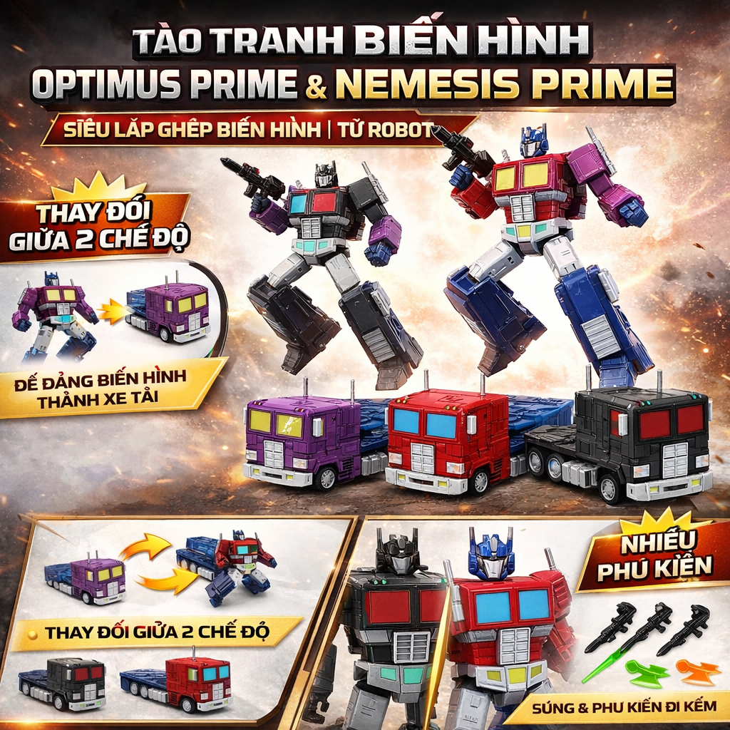 ASTOYS Đồ Chơi Biến Đổi KO SS86 Optimus Prime Robot G1 Phim Hoạt Hình Mô Hình C-Class Commander Model Chơi Tay Cầm