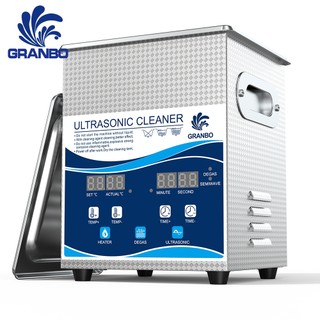 Máy làm sạch siêu âm Granbo 2L 60W 40kHz, hẹn giờ, làm nóng, khử khí, kỹ thuật số cho trang sức, kính mắt, nha khoa
