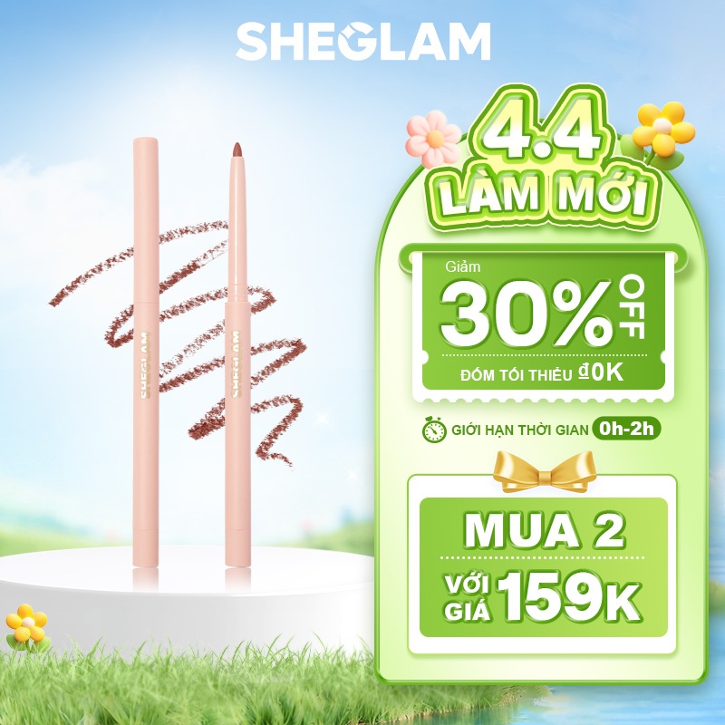Kẻ Viền Môi Sheglam Môi Lì Lip Liner-Creamy Matte Lip Liner Pencil