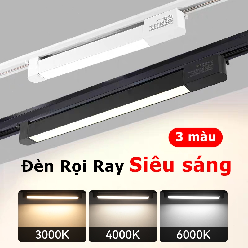 CHUANGYANG Đèn Rọi Ray Đèn ray bù sáng Đèn Thanh Ray 10W 20W 30W 40W Đèn trang trí phòng khách cửa h
