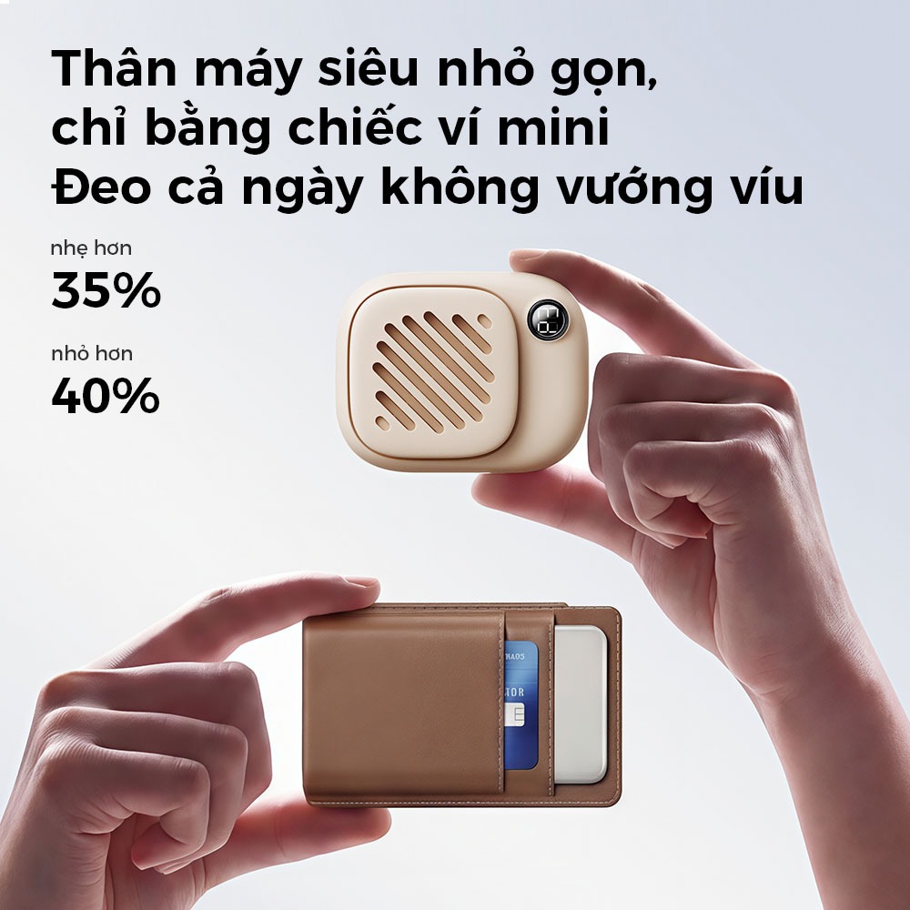 Quạt cổ cầm tay Mini Aecooly Click 01 Quạt Mini Từ Tính Quạt rảnh tay mạnh mẽ, Từ tính Fit Click 01 USB có thể sạc lại [Thời gian làm mát tối đa 10H], Chạy bằng pin cá nhân Quạt Kẹp Áo Quạt kẹp áo  Quạt mini từ tính | BigBuy360 - bigbuy360.vn