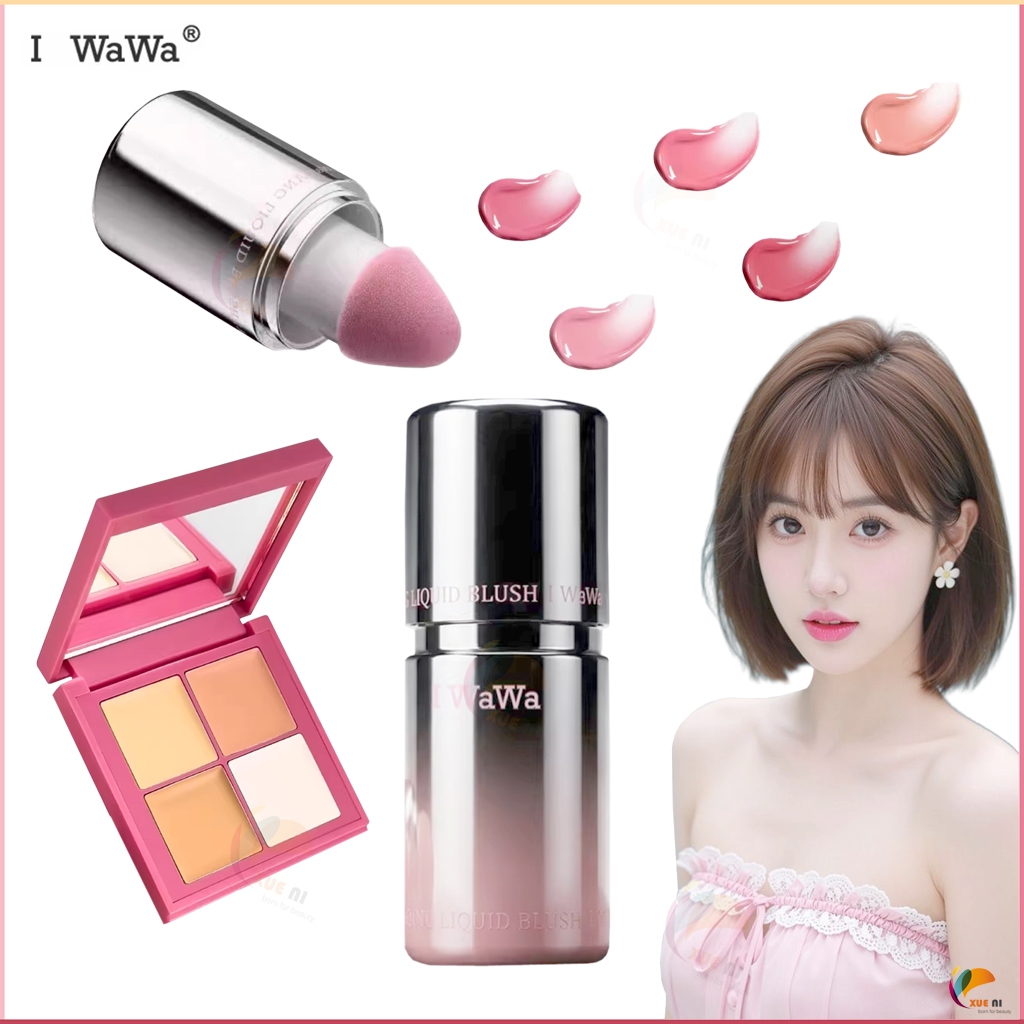 Chính thức chính thức Iwawa Blush Liquid Good Complexion Contouring Natural Creamy Skin Iwawa Kem ch