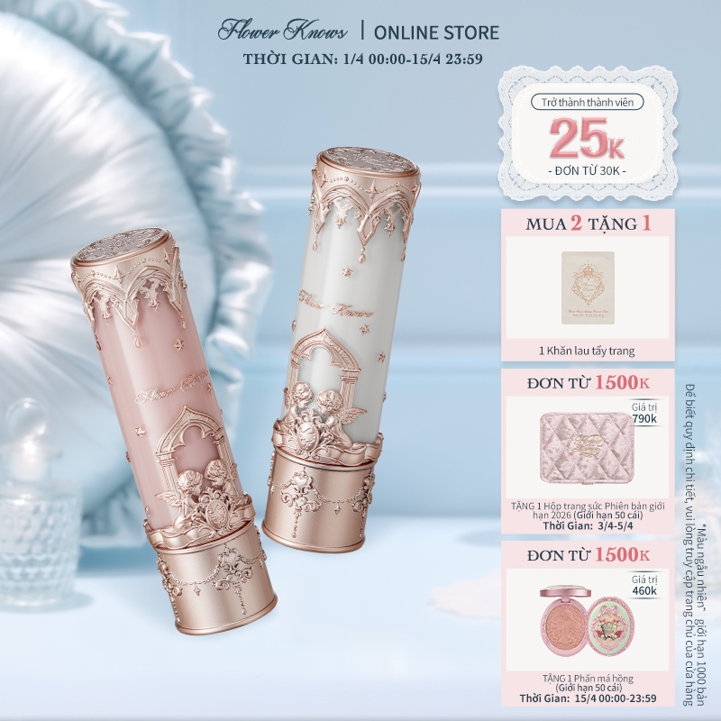 Son lì FLOWER KNOWS bộ sưu tập thiên thần nhỏ 3.5g
