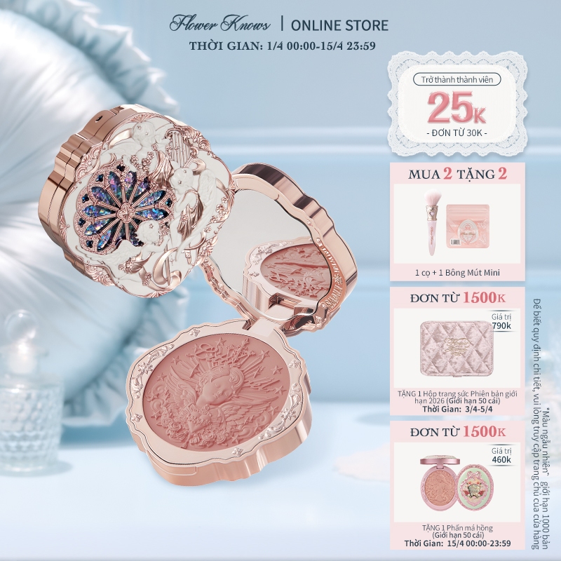 Má hồng Flower Knows dạng kem hình thiên thần nhỏ 6g | BigBuy360 - bigbuy360.vn