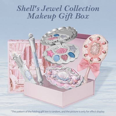 Bộ quà tặng trang điểm Flower Knows Shell 's Jewel Collection Set Mỹ Phẩm