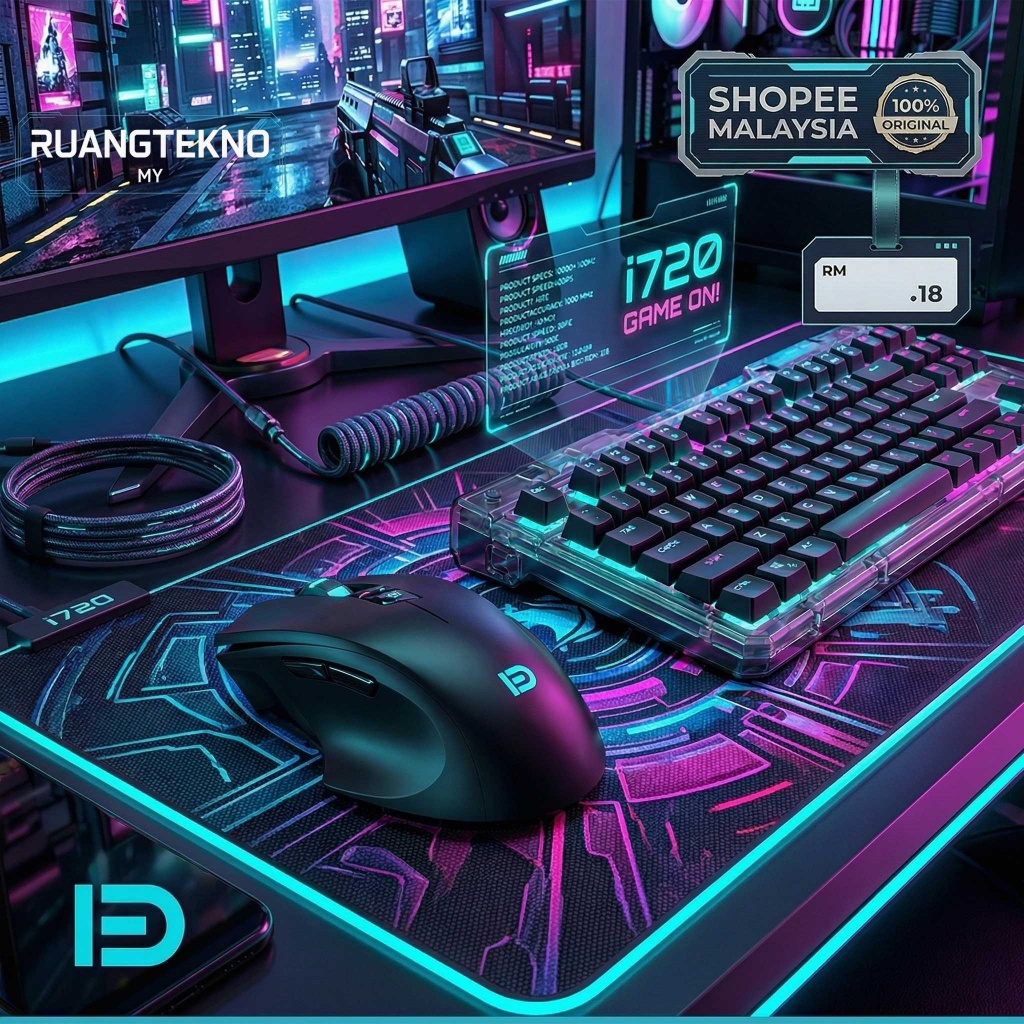 Chuột không dây i720 2.4G Văn phòng chơi game 3 DPI