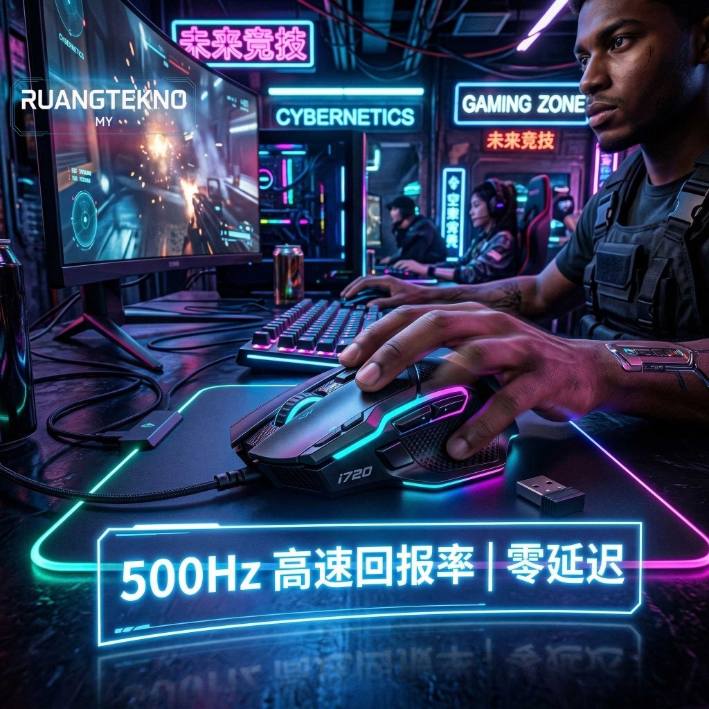 Chuột chơi game không dây có độ chính xác cao i720
