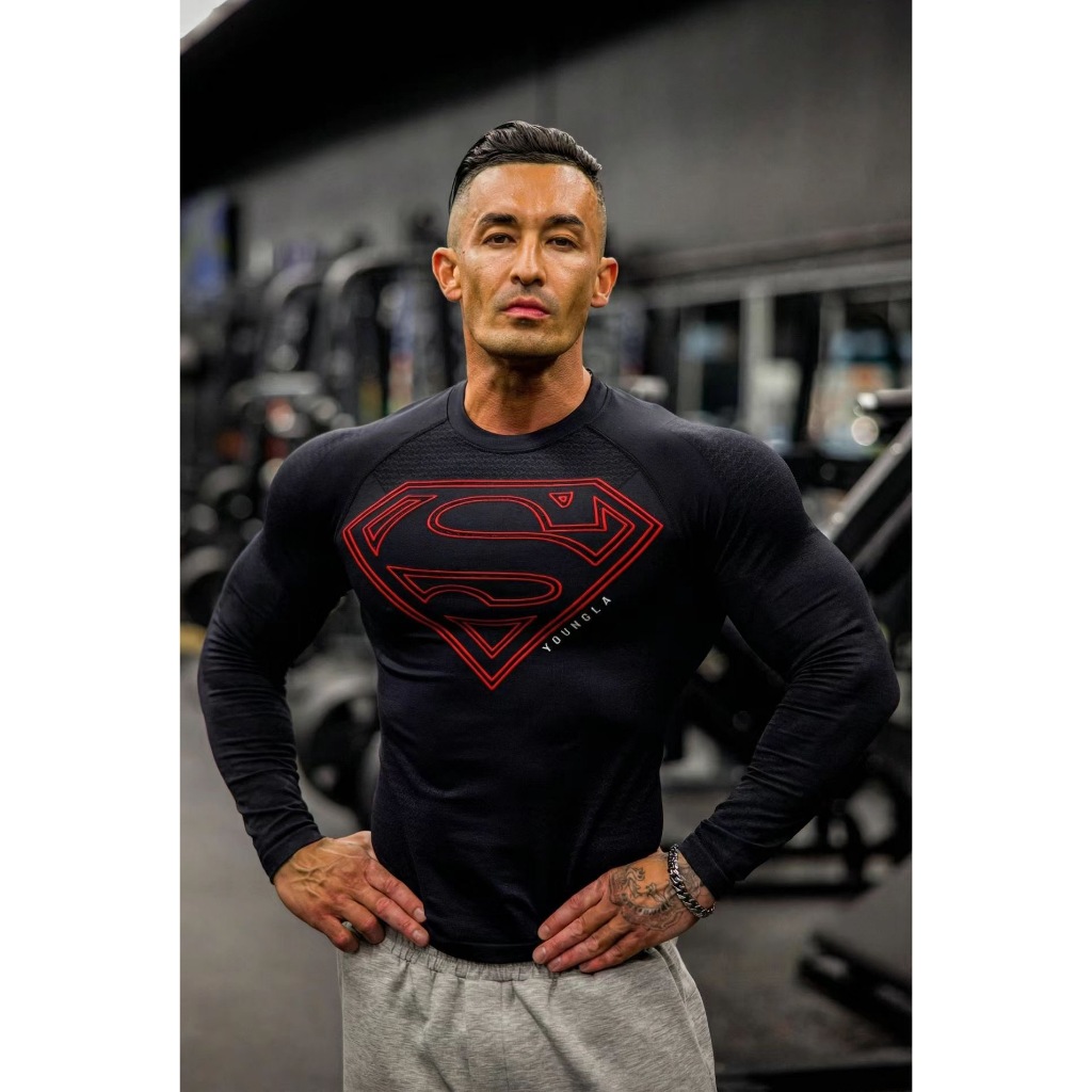 Áo tập gym nam YoungLa phong cách Mỹ, nhanh khô thoáng khí, co giãn tốt