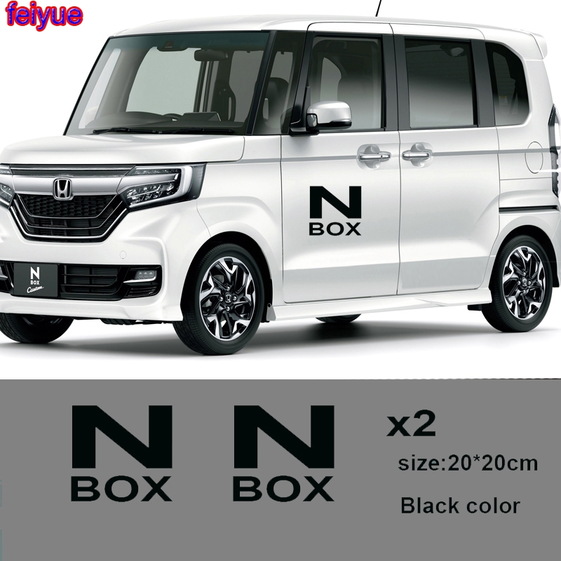 2 Miếng Dán Cửa Ô Tô Cho Xe Honda N-BOX Nbox Phụ Kiện Ô Tô
