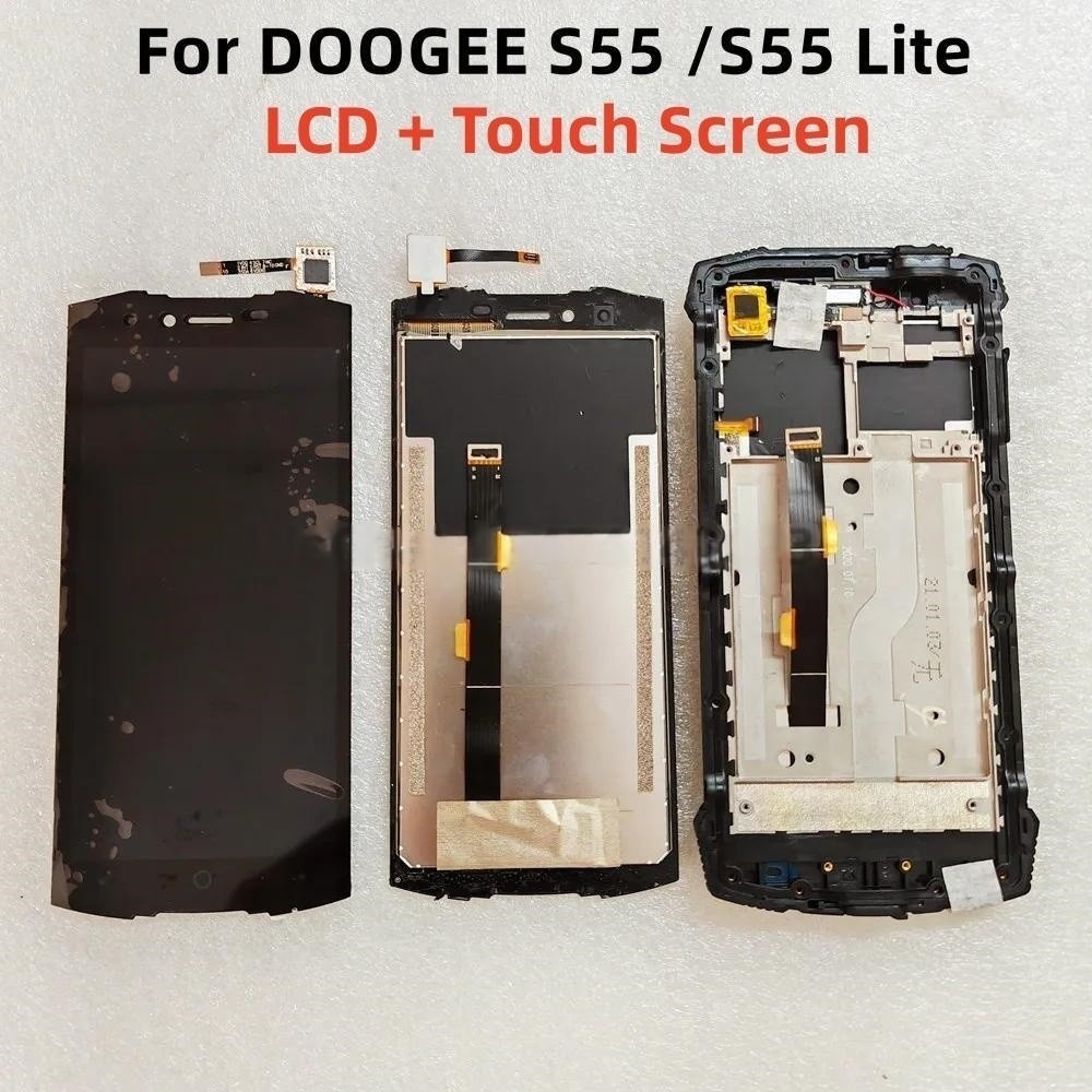 Ban Đầu Cho Doogee S55 S55 Lite LCD Màn Hình Cảm Ứng Số Hóa Màn Hình Hiển Thị Mô Đun Màn Hình Phụ Ki