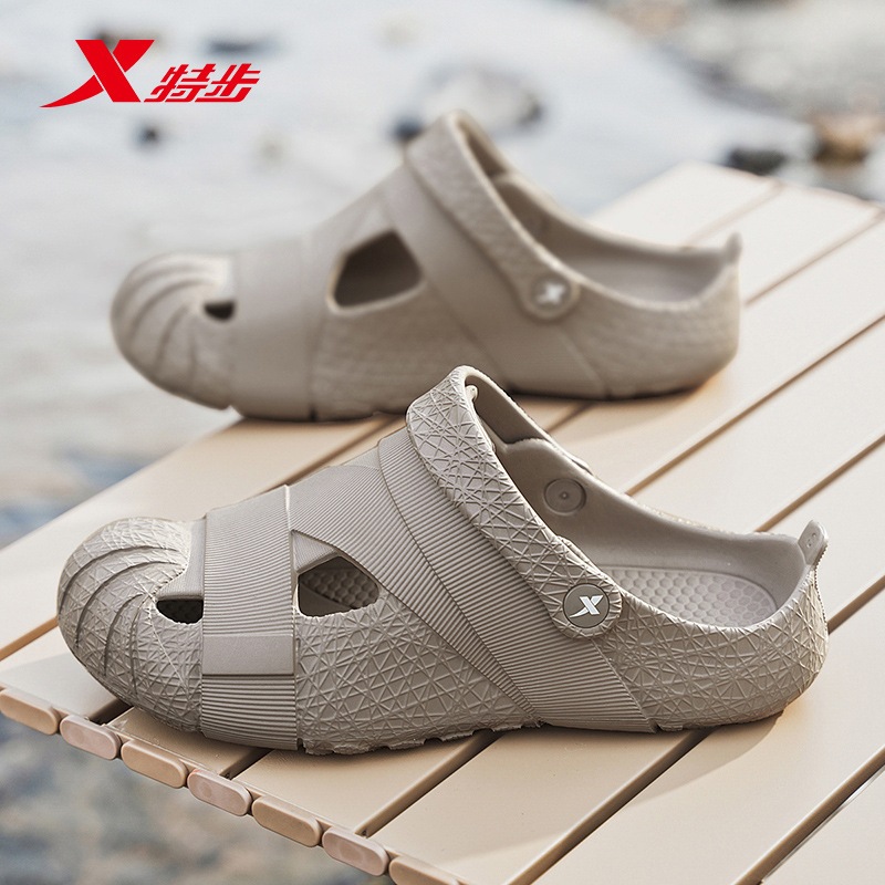 [Còn hàng] Giày hang động nam mùa hè Xtep chống trượt Dép đi biển hai mục đích