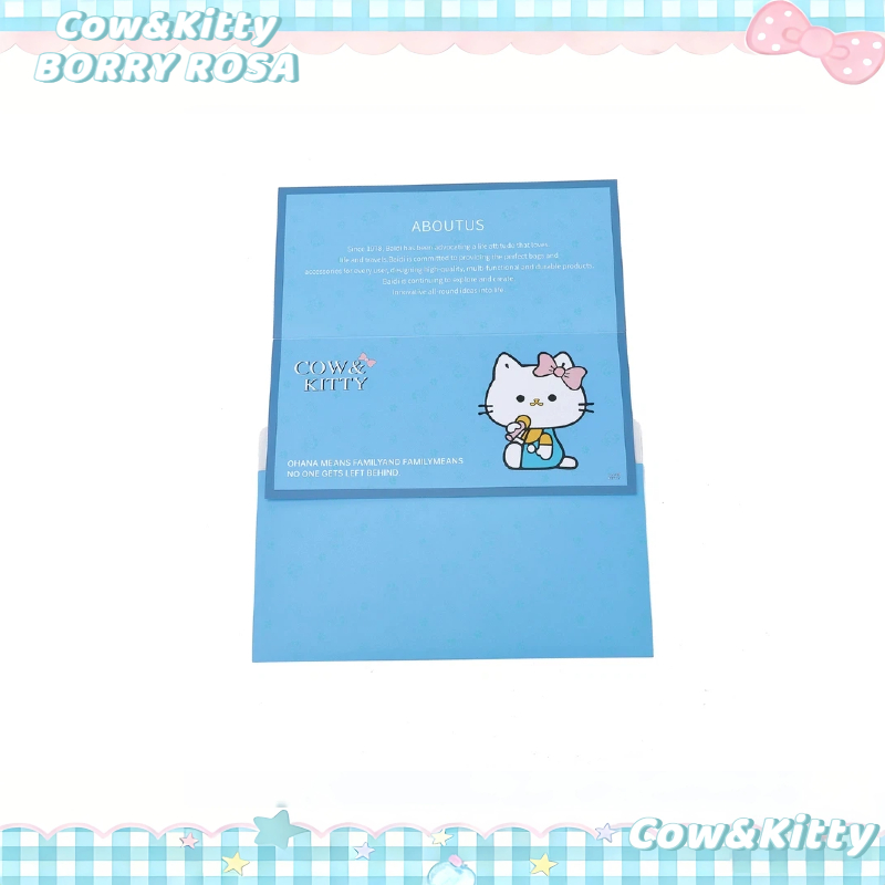 Thiệp chúc mừng tùy chỉnh Cow & Kitty