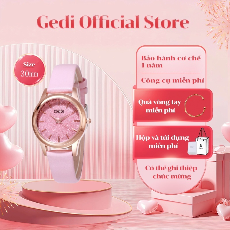 Đồng hồ thời trang nữ GEDI 12005