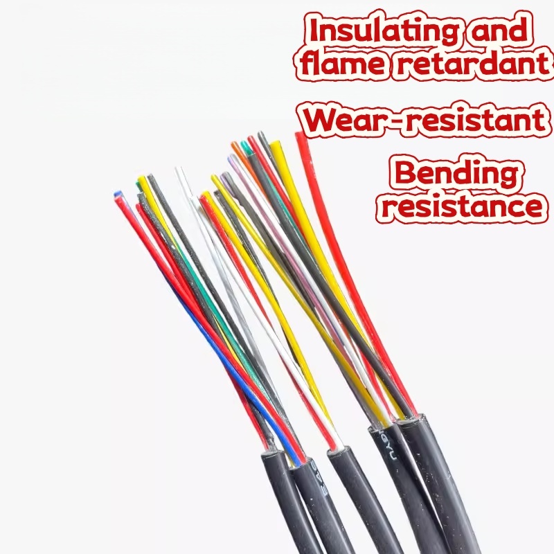 Dây bọc đa lõi 2464 tiêu chuẩn 16 / 18 / 20 / 22AWG 2 / 3 / 4 lõi PVC dây đồng đóng hộp