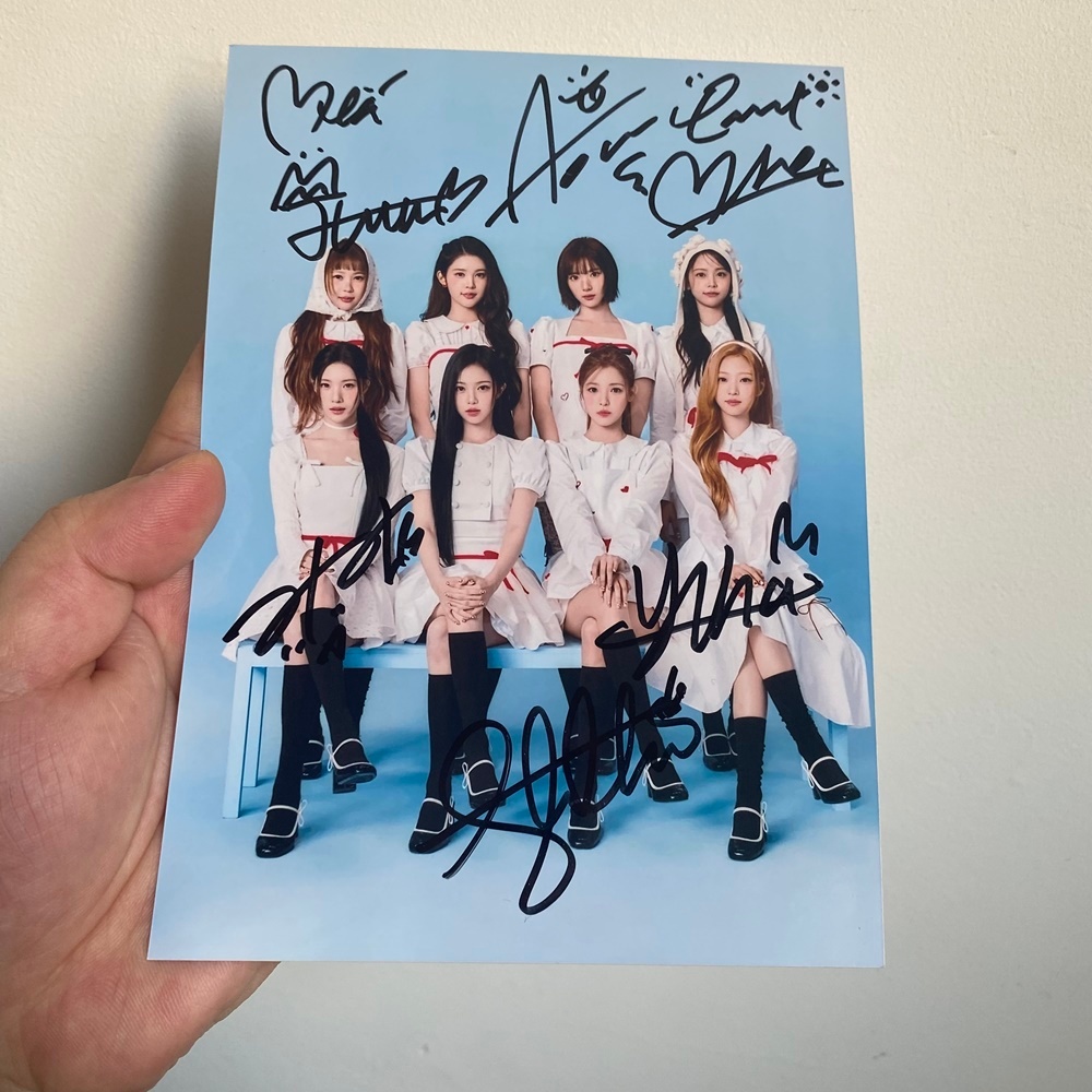 Hearts2Hearts JIWOO CARMEN YUHA STELLA JUUN A-NA IAN YE-ON Ảnh chụp tự động 5 * 7 2026