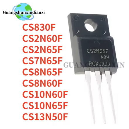 5 Chiếc Thương Hiệu Mới CS8N65F CS830F CS13N50F CS7N65F CS8N60F CS2N60F CS10N60F CS10N65F TO-220F MO