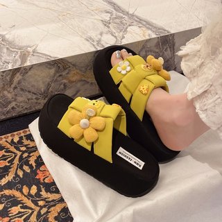 Dép Nữ Mùa Hè 2026 Phong Cách Mới Tăng Chiều Cao 6CM Dép Đế Dày Dép Nữ