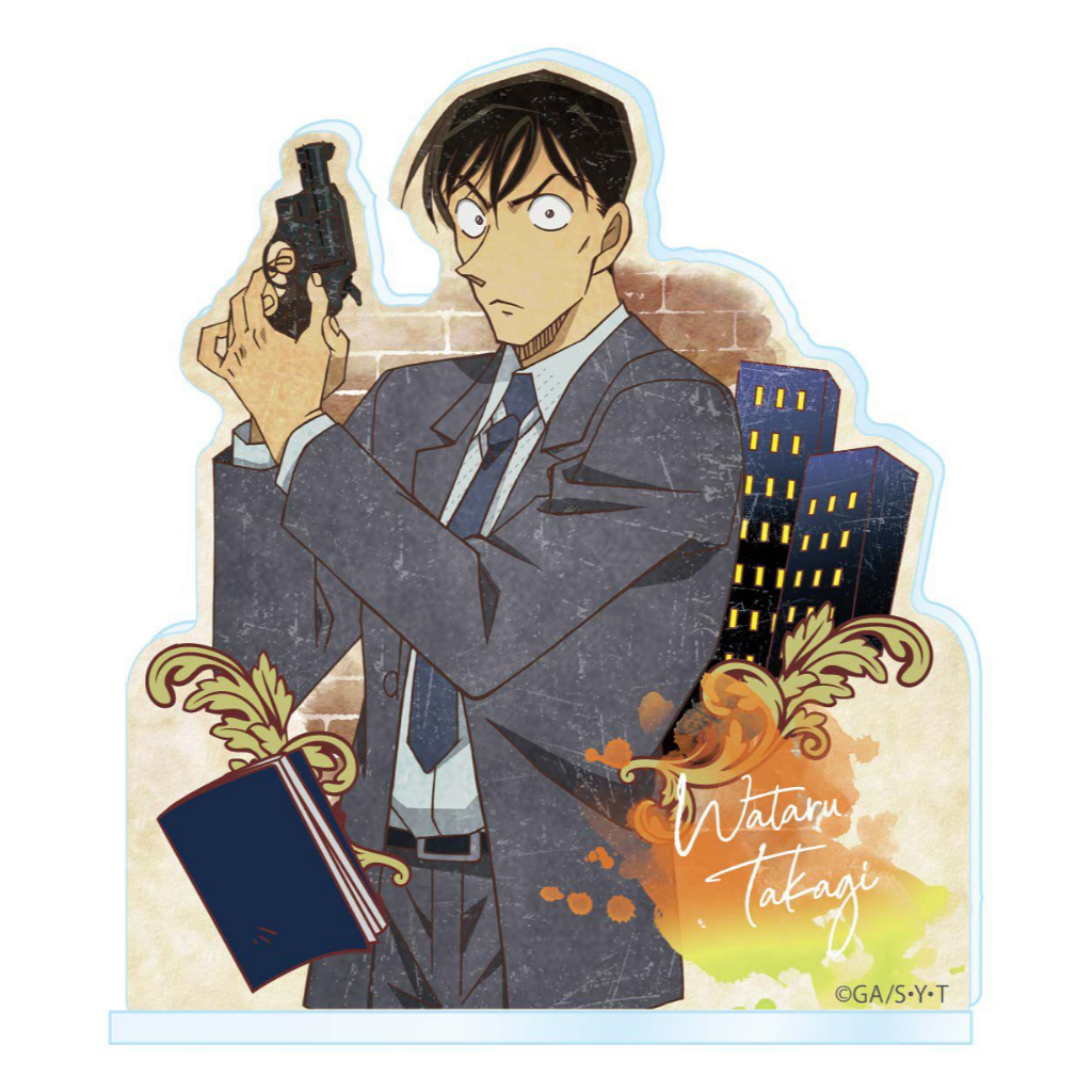 Thám Tử Lừng Danh Conan Acrylic Đứng - Wataru Takagi, Ai Haibara, Kenji Hagiwara Anime Hình Merch