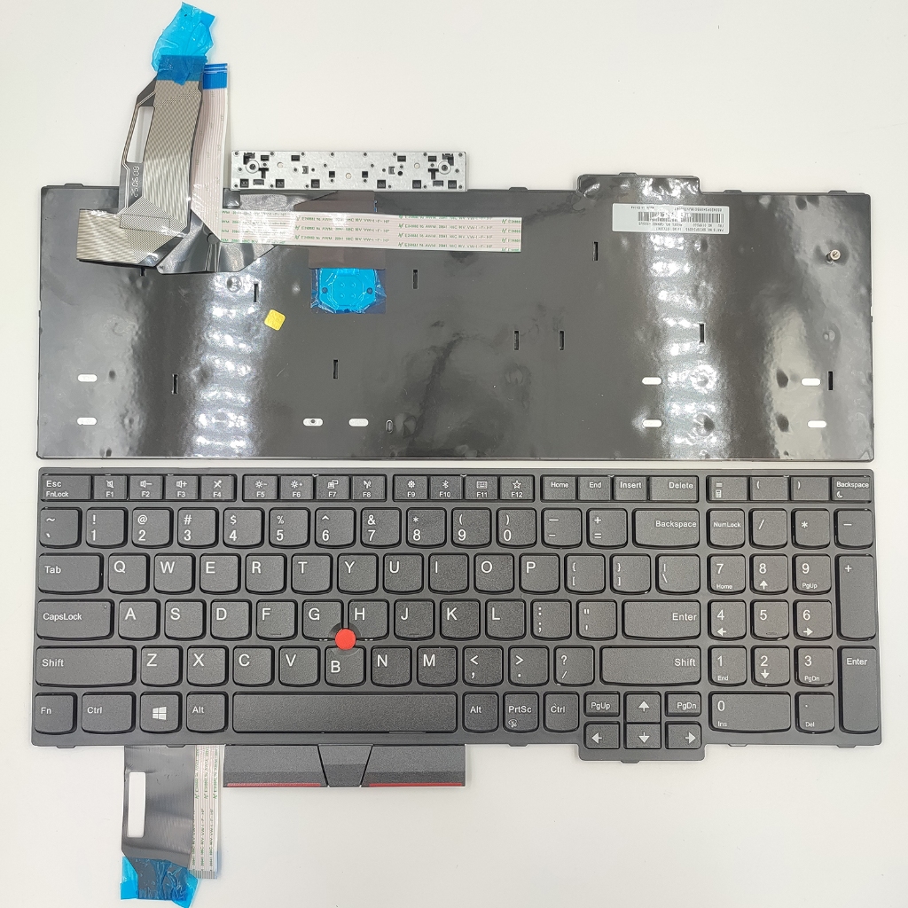Bàn Phím Laptop Bố Trí Mỹ Cho Lenovo ThinkPad E580 E585 L580 E590 E595 L590 T590 P52 Có Điểm Không C