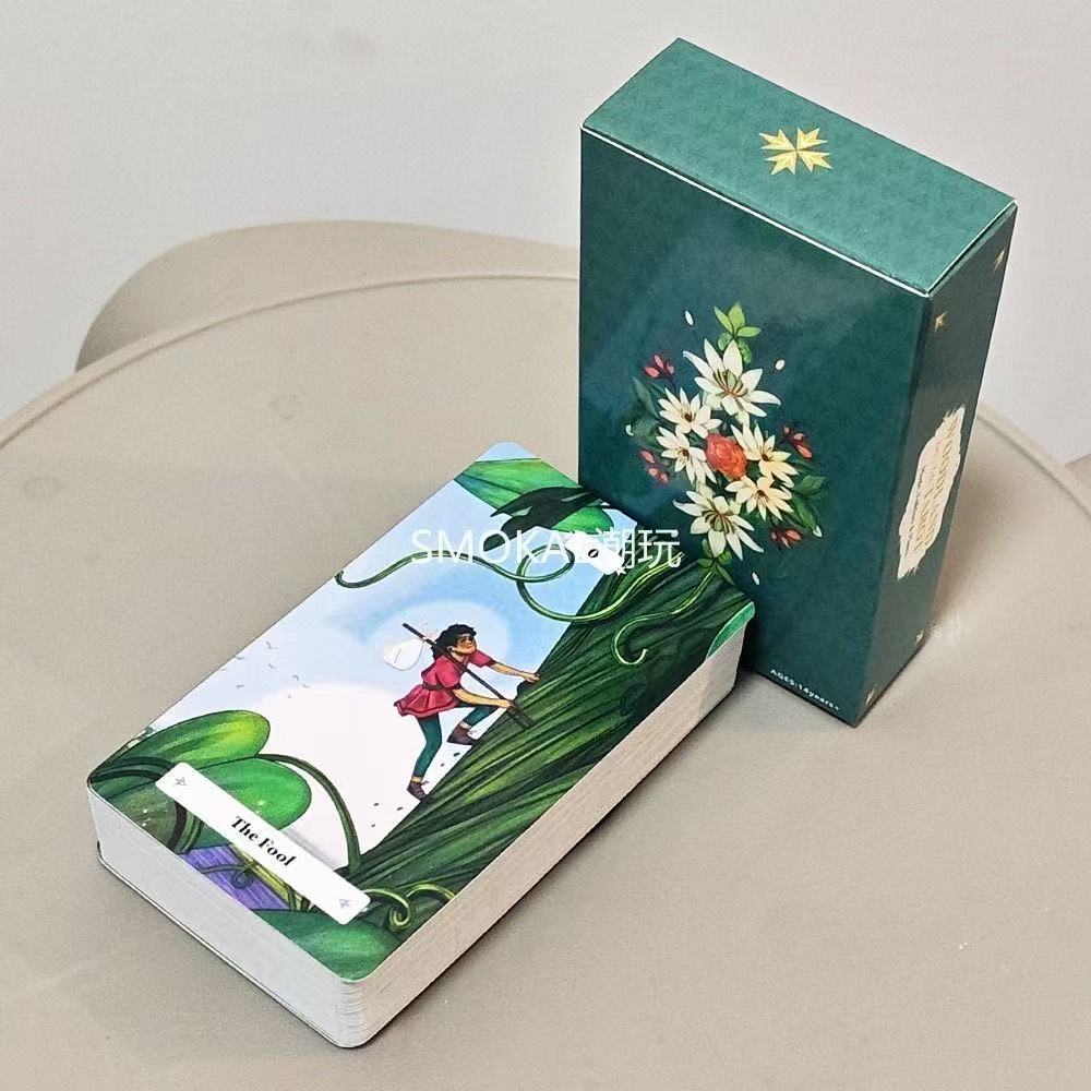 10.3 * 6cm Woodland Fairy Tarot Bảng Tiếng Anh Trò Chơi Thẻ Trò Chơi Woodland Cổ Tích Câu Chuyện Tar